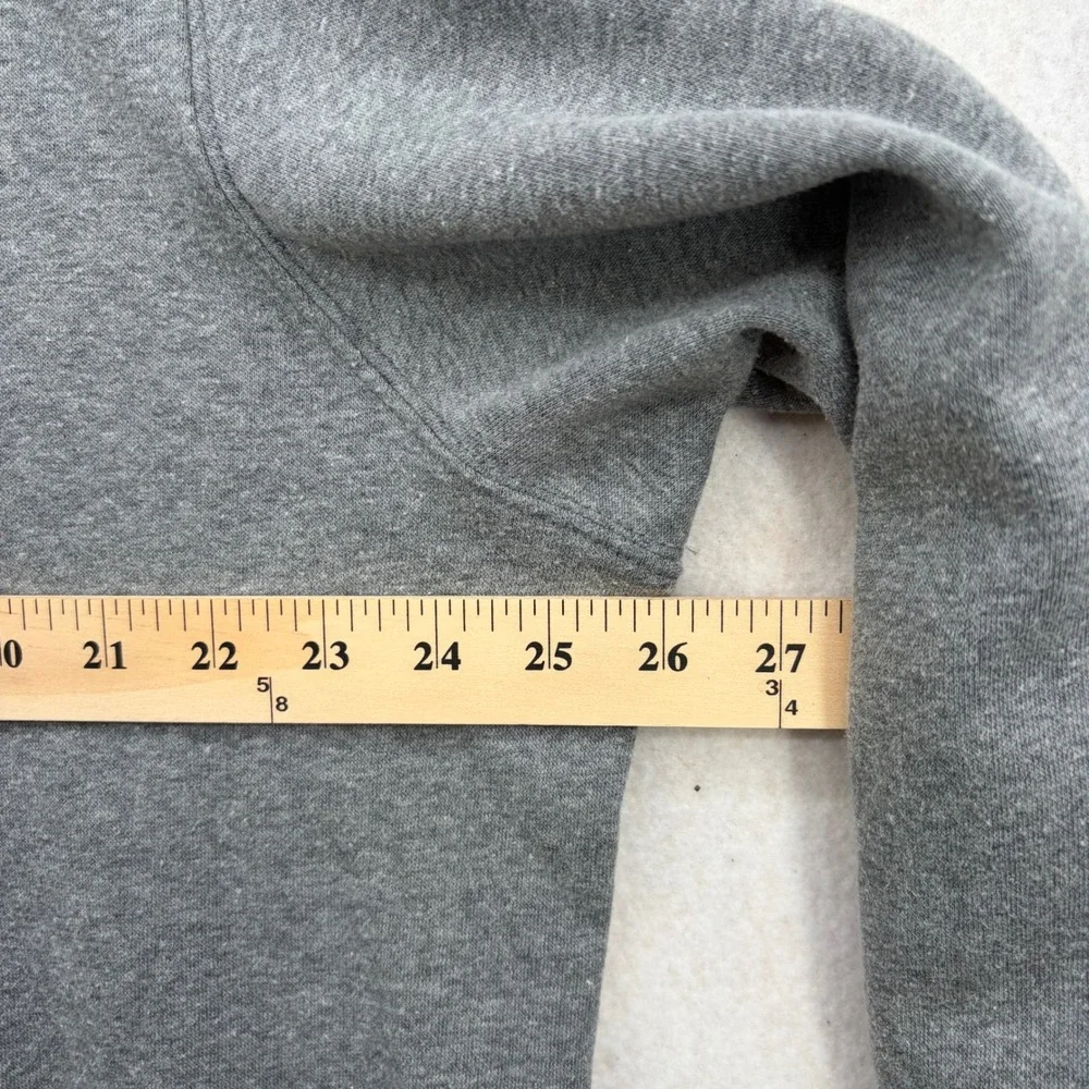 The North Face Mens XL Gray Grizzly Bear Forest Graphic Pullover Hoodie